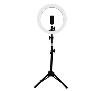 Aro de Luz LED Game Factor con Tripi para Celulares Webcam