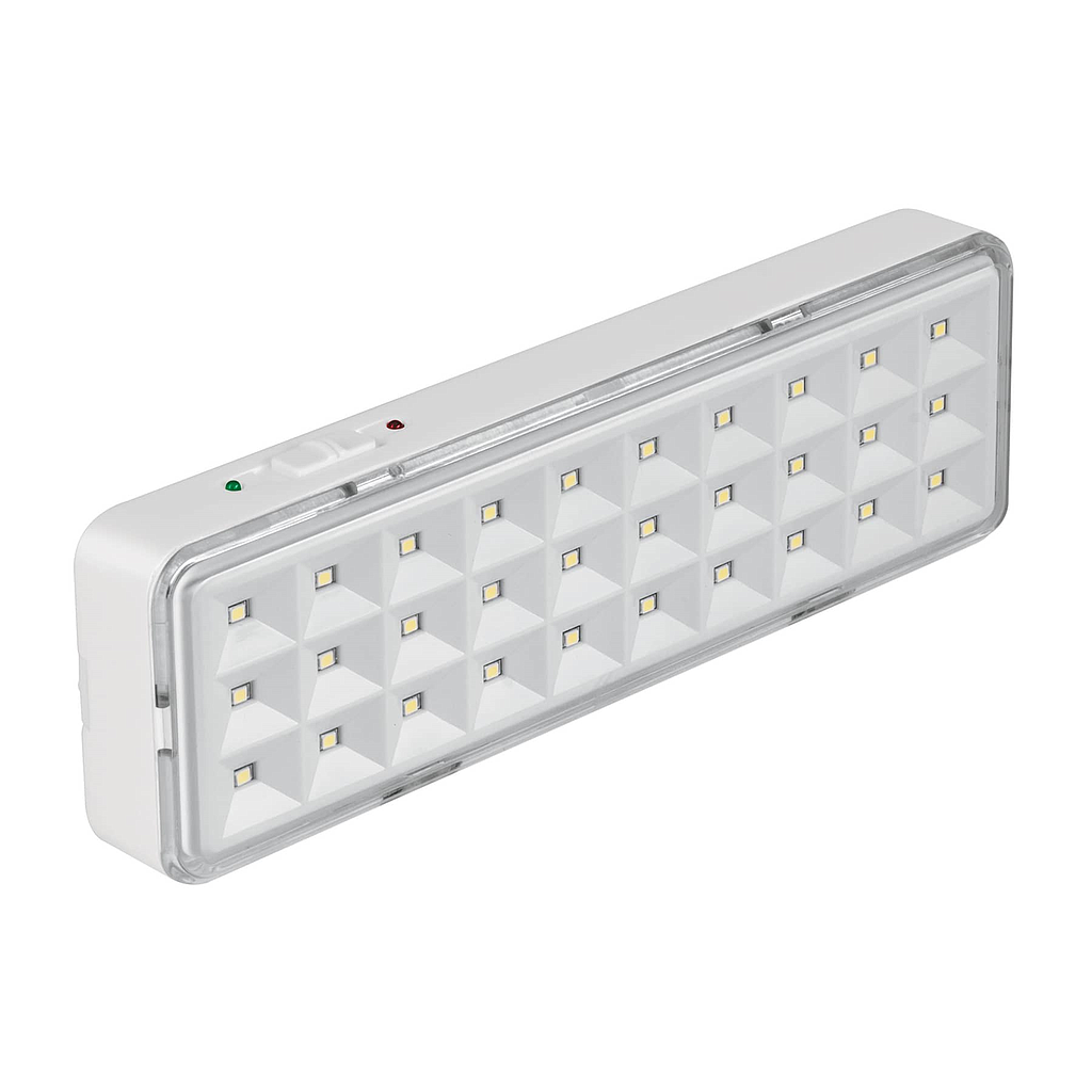 Lámpara de Emergencia VOLTECK, Recargable, 220 Lúmenes, 30 LED, TRUPER