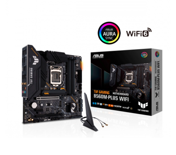 Tarjeta Madre (Mobo) TUF GAMING B560MPLUS WIFI, Chipset Intel B560