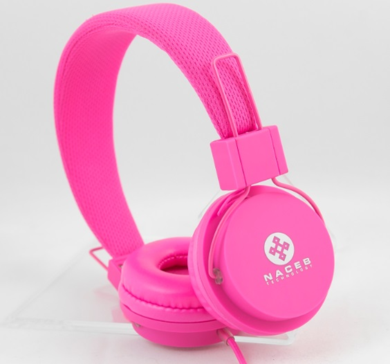 Audifonos color rosa