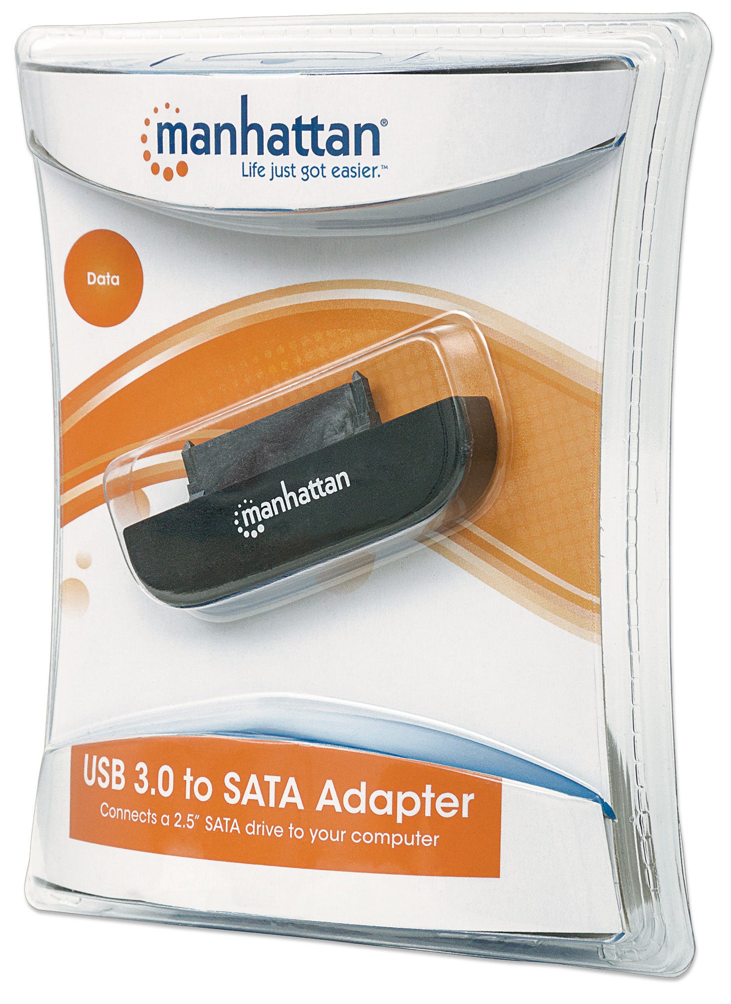 Adaptador USB - SATA (M-M), Longitud del Cable 0.4 Metros, MANHATTAN 130424
