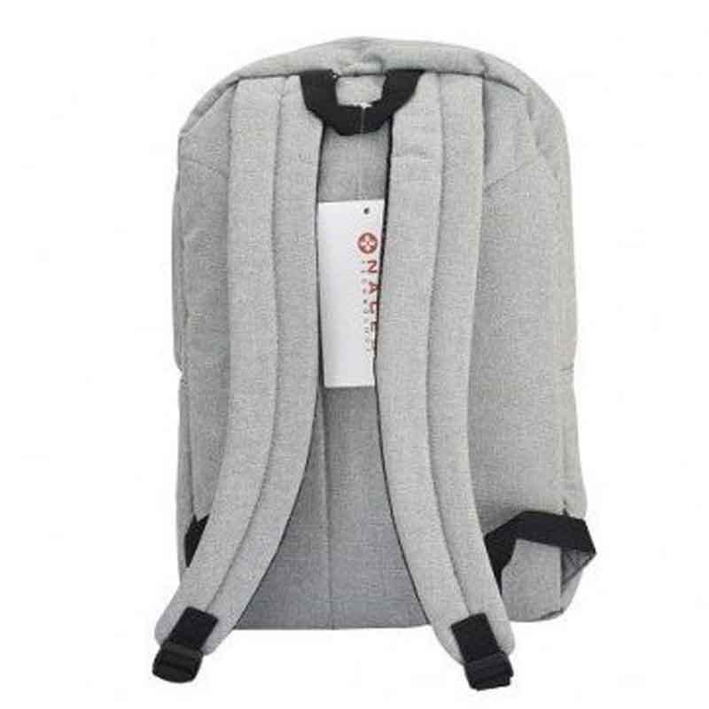 Mochila (BackPack) Modelo Urban, Color Gris, Hasta 15.6", NACEB NA-0403G