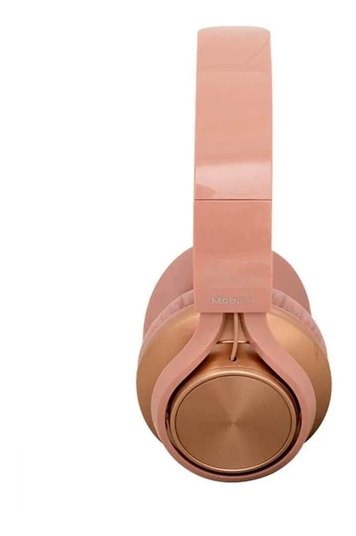 Audífonos Con Micrófono Modelo Mobifree, Alámbricos (USB - 3.5 mm), Color Rosa Metalico, ACTECK MB-02011