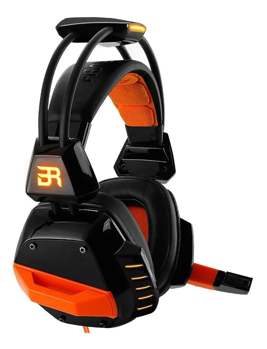 Audífonos Gamer C/ Micrófono Modelo Balam Rush, 3.5 mm, Color Negro / Rojo, Longitud Cable 2.2 Metros, ACTECK BR-912891