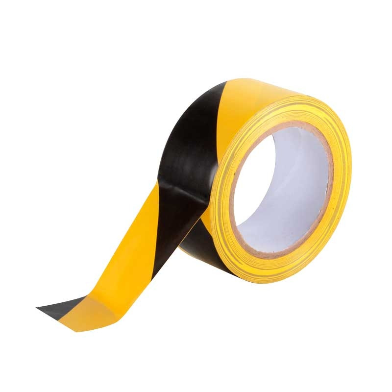 Cinta Delimitadora de Áreas, 50 mm x 30 Metros, Color Negro / Amarillo, TOOLCRAFT TC5098
