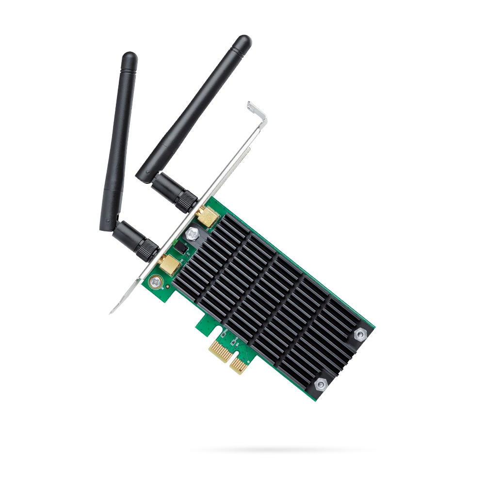Tarjeta PCIe, Red Inalámbrica, Doble Banda (2.4GHz y 5GHz), 2 Antenas, TP-LINK ARCHER T4E