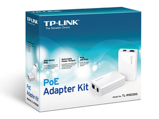 TP-LINK Kit del Adaptador de Alimentación a través de Ethernet (PoE),