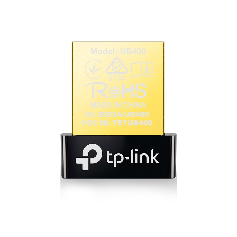 Adaptador USB - Bluetooth 4.0, Color Negro, Tamaño Nano, TP-LINK UB400
