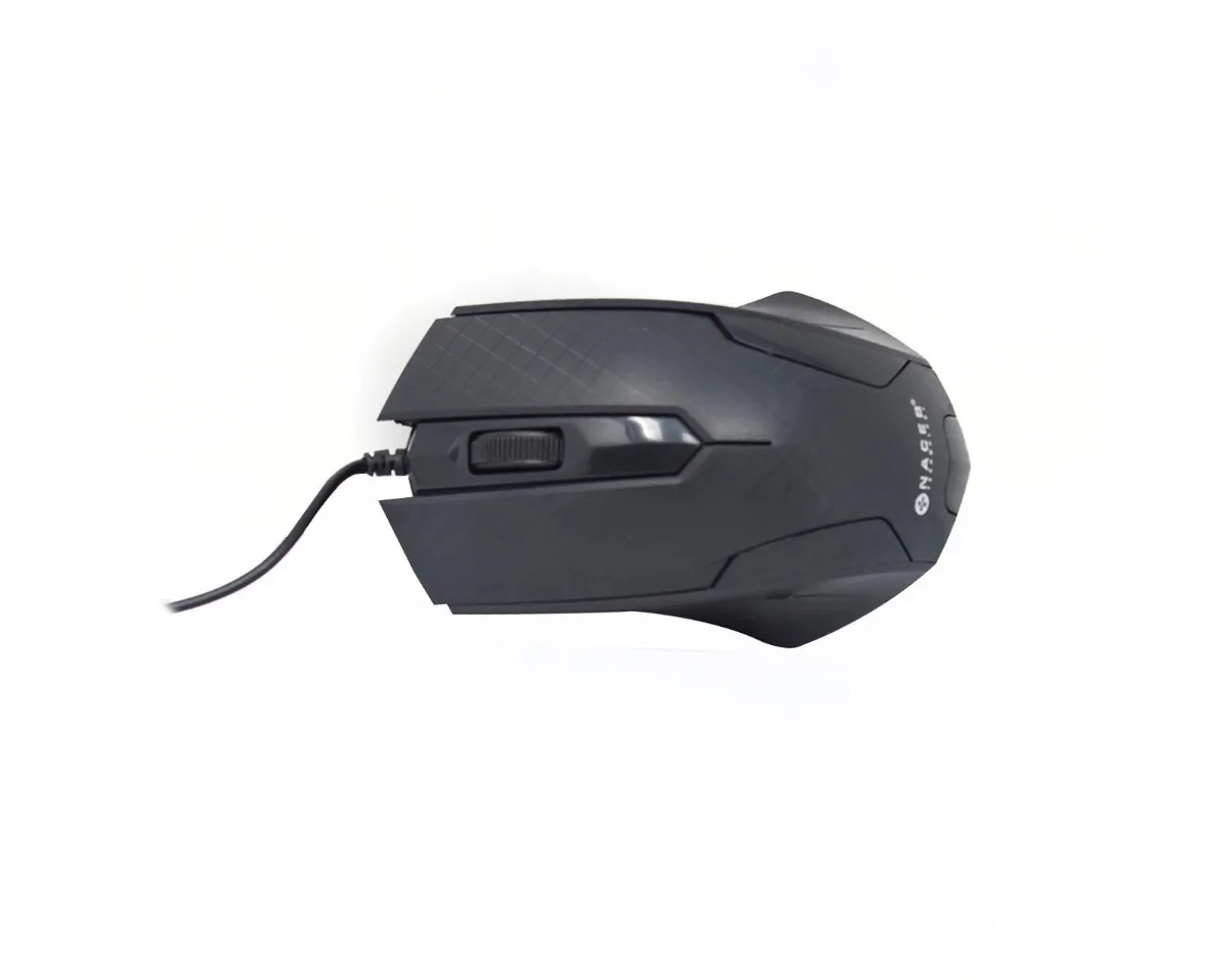Ratón (Mouse) + Teclado + Bocinas 2.0, Alámbricos (USB), NACEB NA-228N
