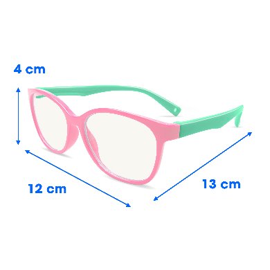 Lentes Anti reflejantes (Anti radiación), Infantiles, Color Rosa / Aqua, BROBOTIX 651862
