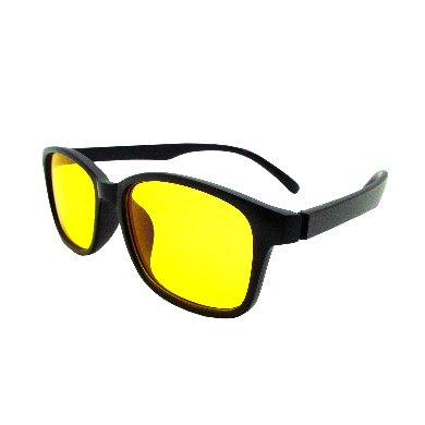 Lentes Anti reflejantes (Anti radiación), Mica Amarilla, Color Negro Mate, BROBOTIX 302807