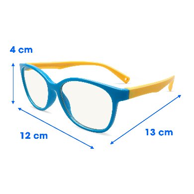Lentes Anti reflejantes (Anti radiación), Infantiles, Color Azul / Amarillo, BROBOTIX 651749