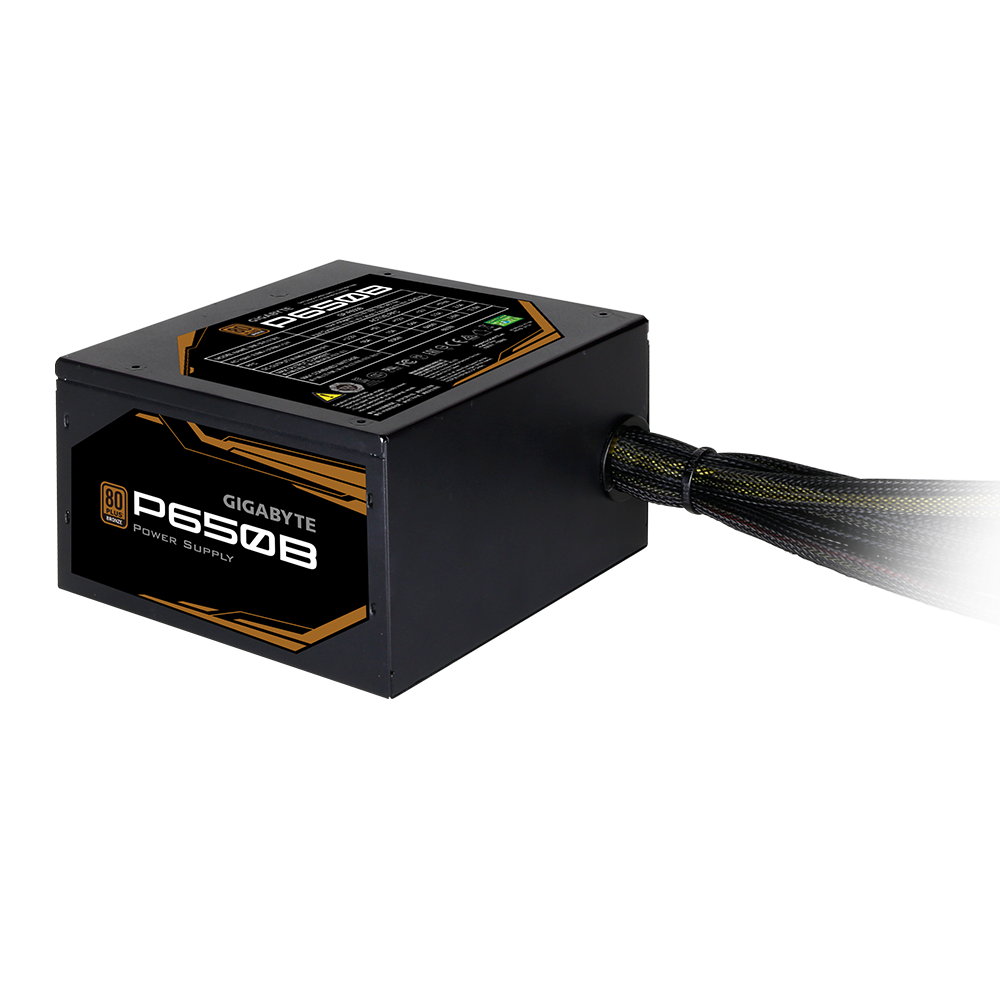 Fuente de Poder Certificada P650B, 650W, ATX, 80 Plus Bronze, GIGABYTE GP-P650B