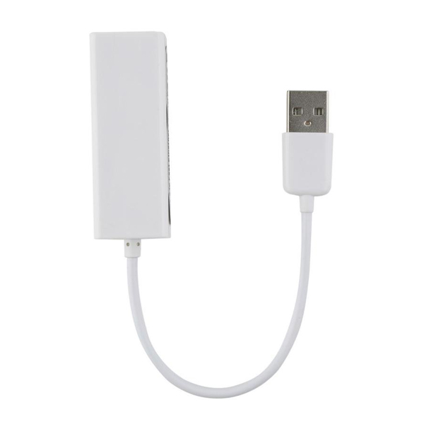 Adaptador de Red USB - Ethernet, 10/100/1000 Mbps, Color Blanco, USB 3.0, XCASE USB3GIGETHE