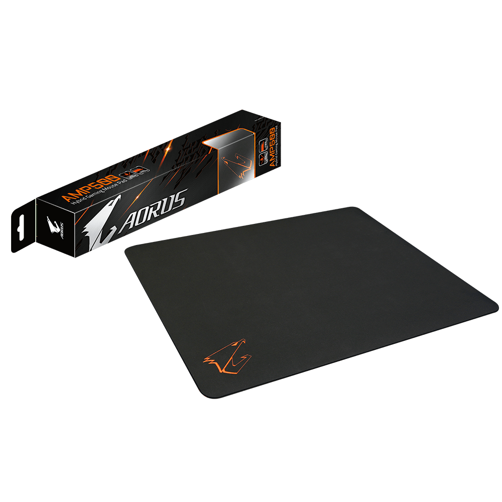 MousePad Gamer, 43 x 37 Centimetros, Grosor 1.8 mm, Color Negro, GIGABYTE AMP500