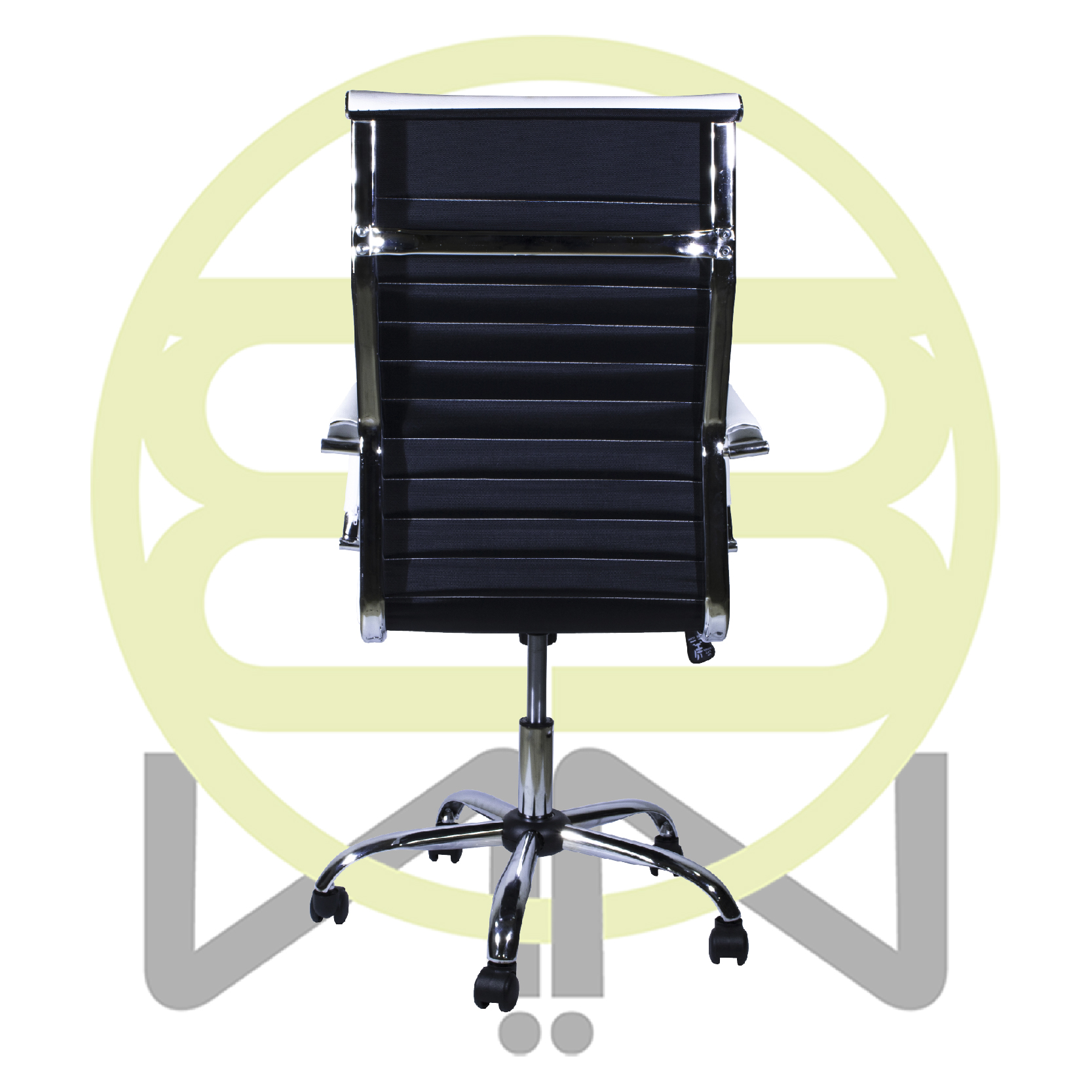Silla de Oficina Ejecutiva, Giratoria, Respaldo Alto (65 cm), Base Metálica, Max. 85 Kg, Color Blanco, CHASER CH-KENAWHITE 