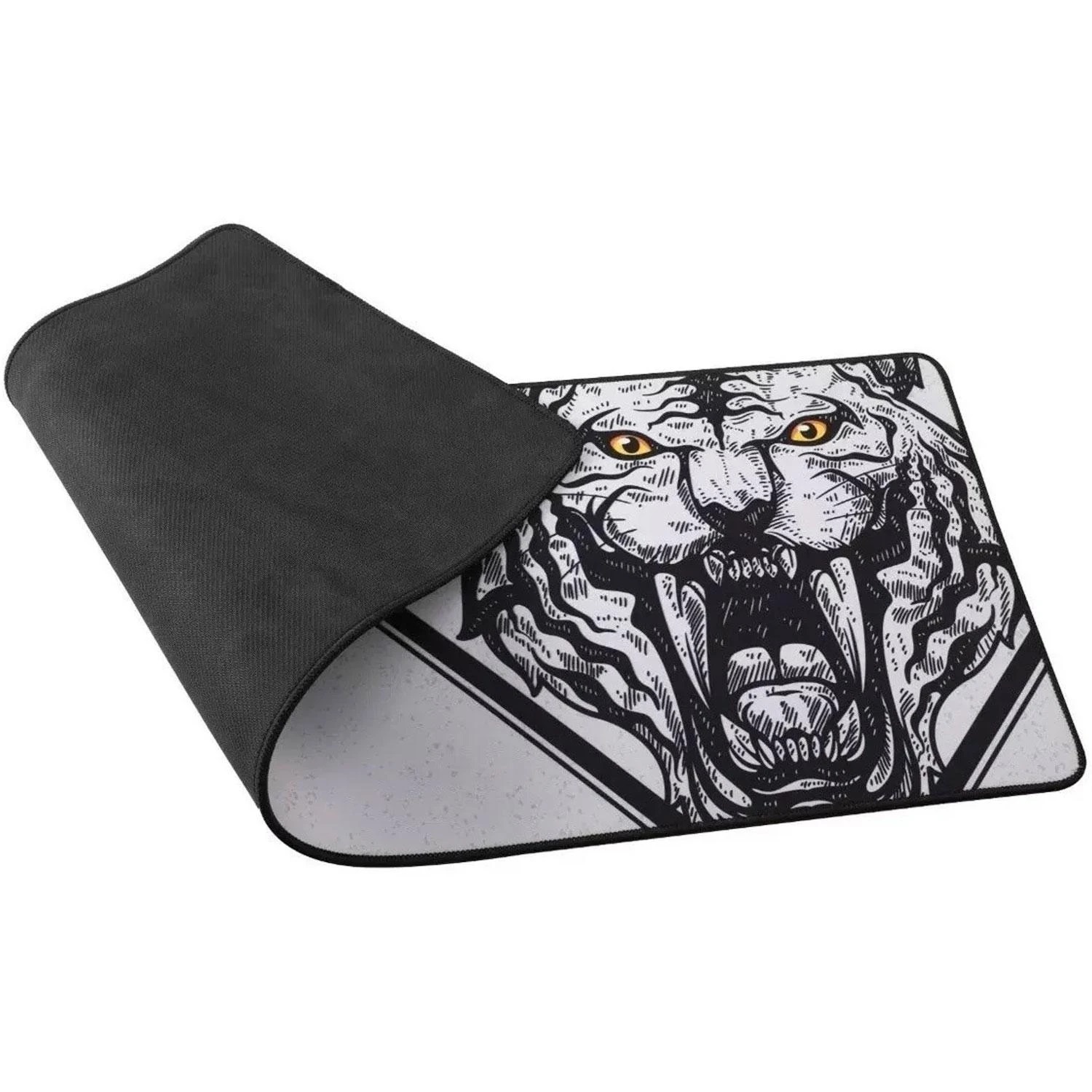 MousePad Gaming XL Wild, 30mm x 80mm, Color Blanco, NACEB NA-0942