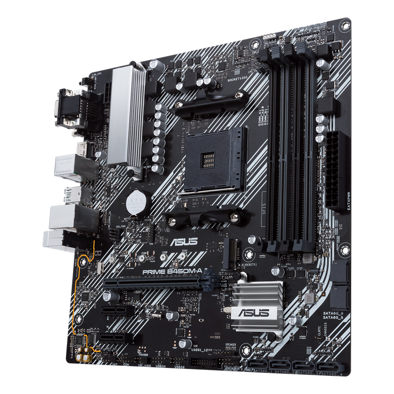 Tarjeta Madre (Motherboard) PRIME B450M-AII , AMD, Socket AM4, ATX, 4 x DDR4 (Max 128GB), HDMI / DVI-D / D-Sub, ASUS 90MB15Z0-M0AAY0