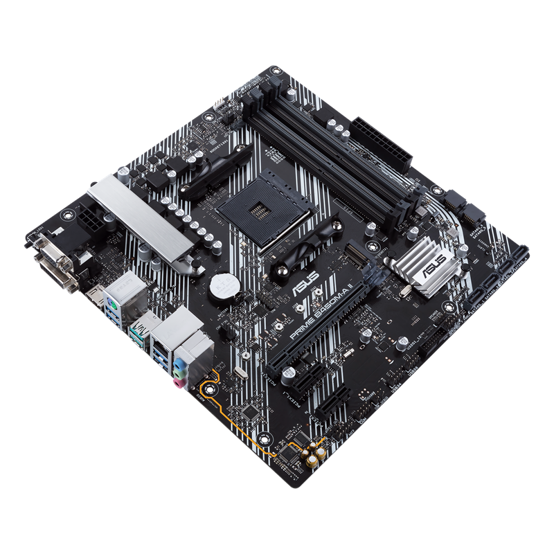 Tarjeta Madre (Motherboard) PRIME B450M-AII , AMD, Socket AM4, ATX, 4 x DDR4 (Max 128GB), HDMI / DVI-D / D-Sub, ASUS 90MB15Z0-M0AAY0