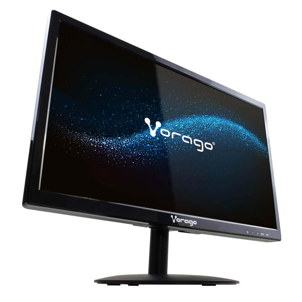 Monitor LED Widescreen 200, de 18.5", Resolución 1366 x 768, 2-5 ms, HDMI / VGA, VORAGO LED-W18-200 V3