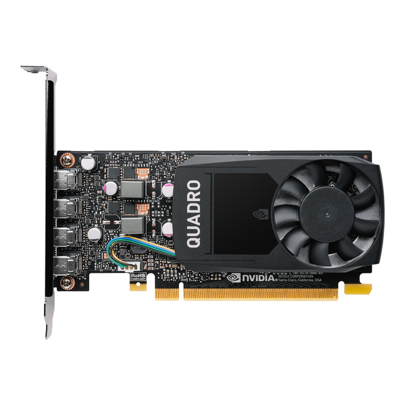 Tarjeta de Video NVIDIA Quadro P620, 2GB GDDR5, 4x Mini DisplayPort, PCI-E 3.0, PNY VCQP620V2-PB