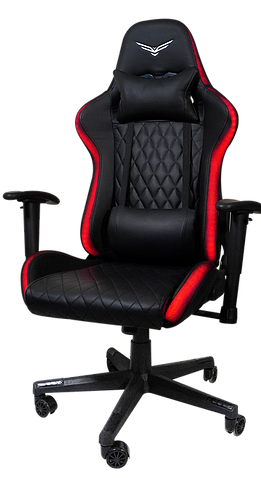Silla Gamer Modelo Neon Demon, Iluminación RGB, Reclinable, C/ Soporte Cervical y Lumbar, Color Negro, Max. 150 Kg, NACEB NA-09S2