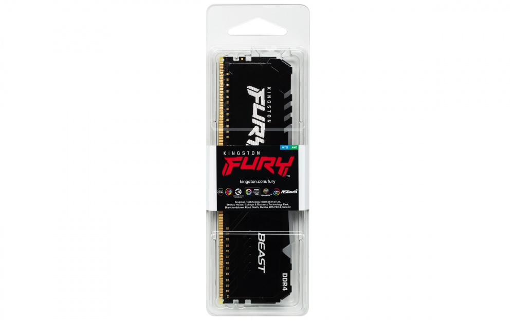 Memoria RAM XFURY Beast, DDR4, 8GB, 2666MHz, PC4-21300, 1.2V, CL13, KINGSTON KF426C16BBA/8