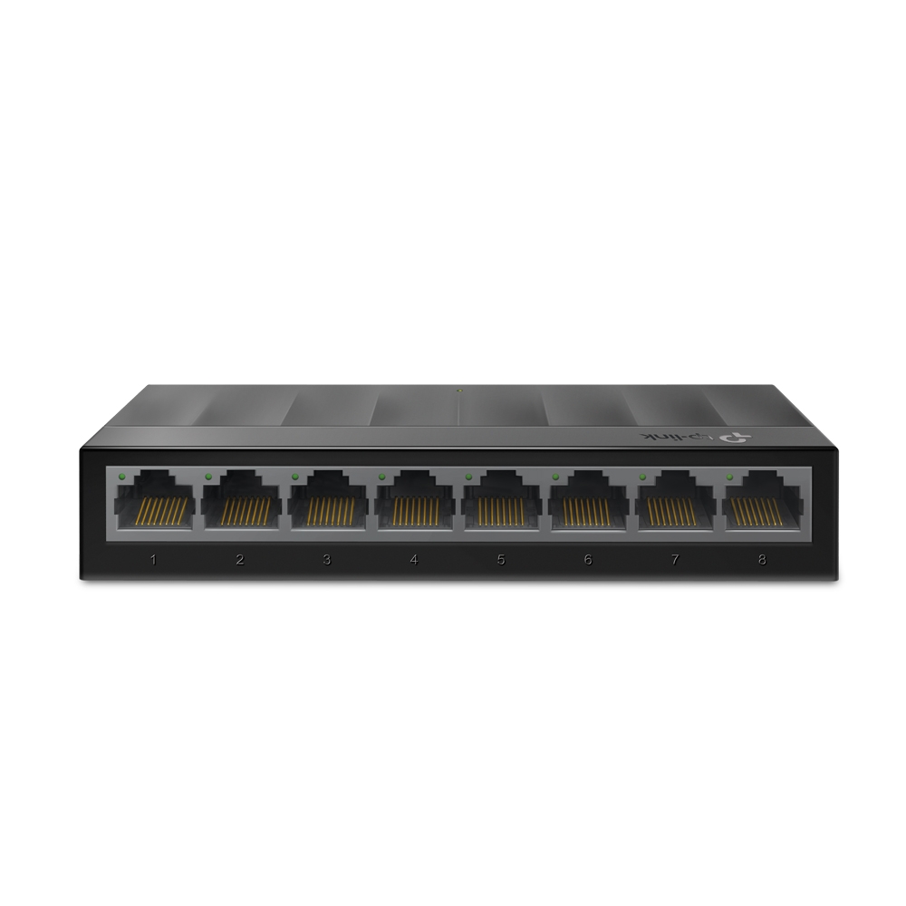 Switch de Escritorio, 8 Puertos RJ45 10/100/1000Mbps (Gigabit), No Administrable, Plug and Play, TP-LINK LS1008G