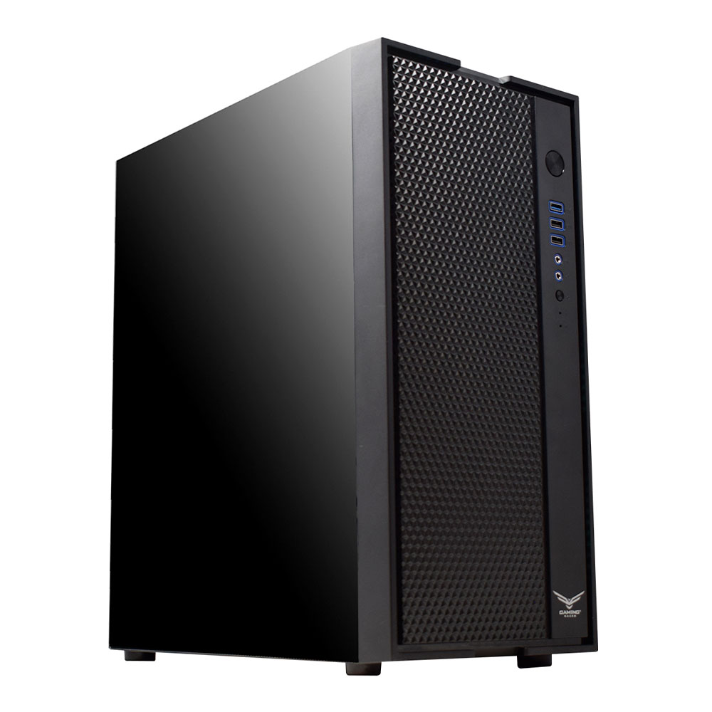 Gabinete Gamer, ATX, Full-Tower, Panel Lateral de Cristal Templado, 3 Ventiladores Frontales, No Incluye Fuente de Poder, NACEB NA-0611