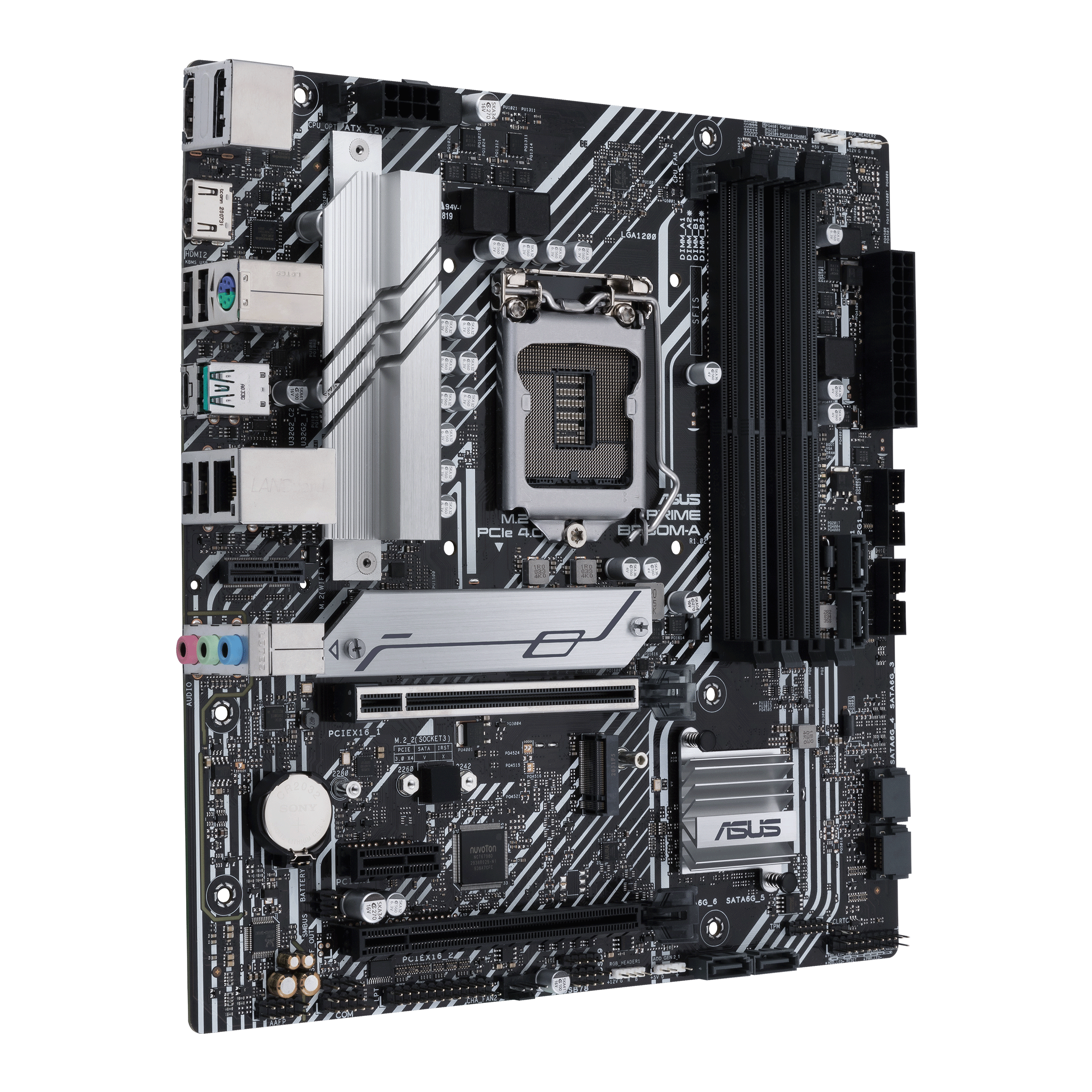 Tarjeta Madre (Mobo) B560M-A, LGA 1200 (11va y 10ma Generación), 4x DDR4, HD Audio, LAN Gigabyte, USB 3.2, SATA 3.0, ATX, ASUS 90MB17A0-M0AAY0