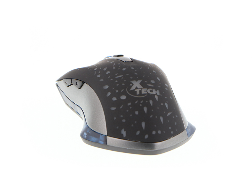 Ratón (Mouse) Gamer OPHIDIAN, Alámbrico (USB), 2400 DPI, 6 Botones, Color Negro, XTECH XTM-410