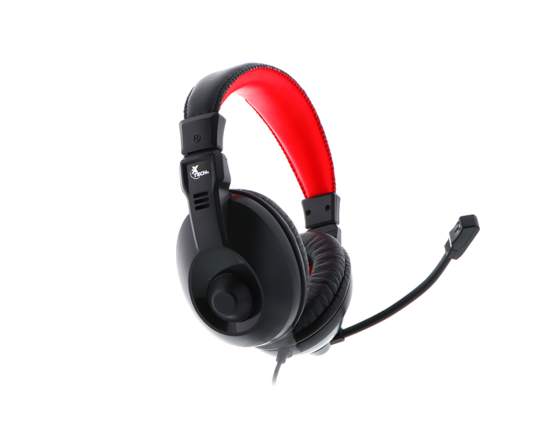 Audífonos con Micrófono Gamer, Modelo VORACIS, Alámbrico (3.5mm), Sonido Estéreo, Color Negro, XTECH XTH-500