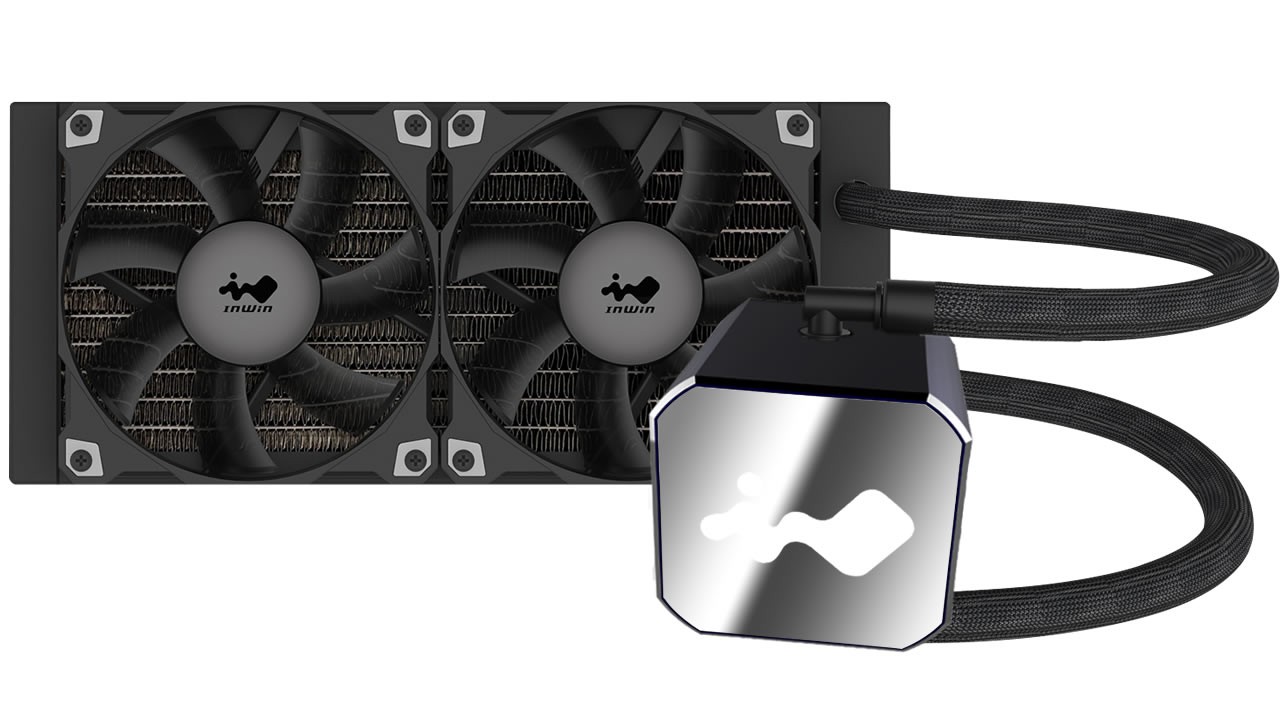 Sistema de Enfriamiento Líquido P/ CPU, Modelo SR24 PRO, Radiador 277 x 120mm, Ventiladores 2x 120mm (Incluidos), 500RPM - 2500RPM, IN WIN IW-LC-SR24PRO