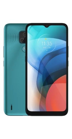 Smartphone Moto E7, CPU MediaTek Helio G25, RAM 2GB, Almacenamiento 32GB, LED Multi Touch 6.5" HD+, BT, Wi-Fi, 4G, Cámaras Principales 48MP / 5MP, Android 10, Color Azul, REALME MOTOROLA MOTOE732/2-A