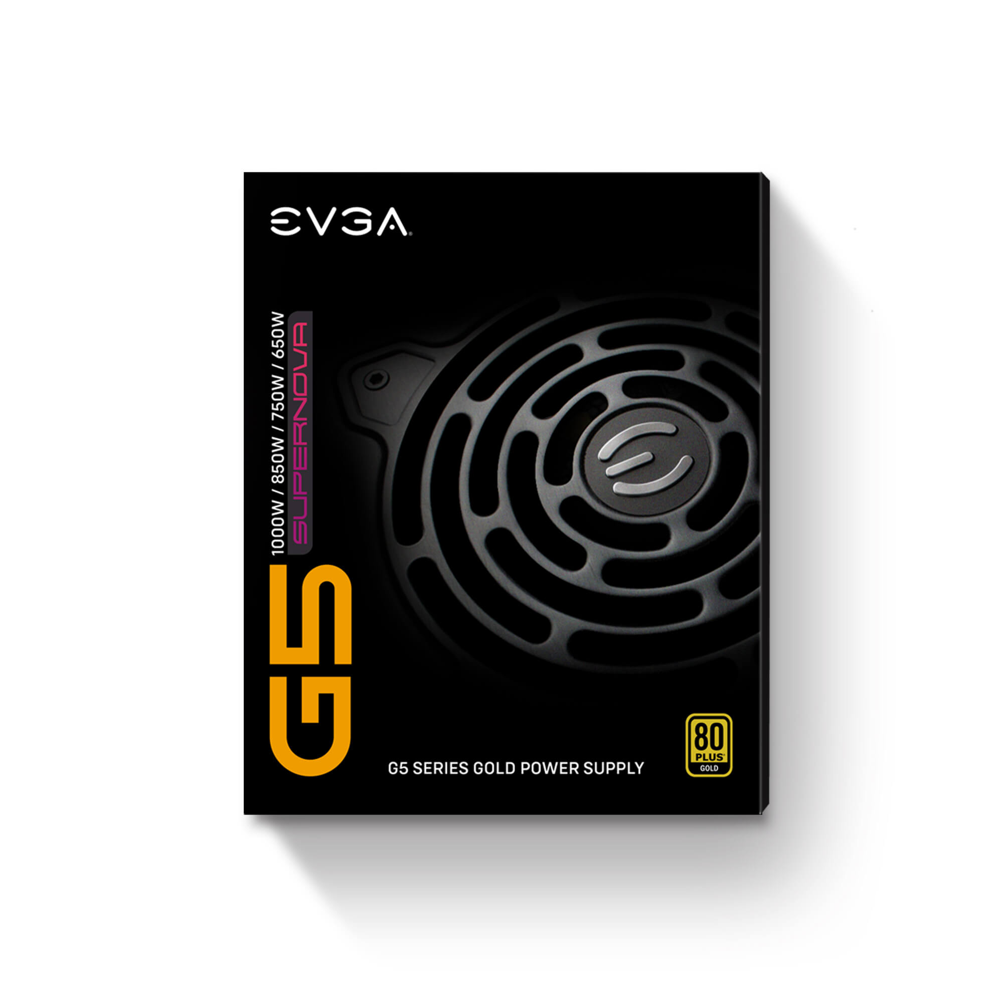 Fuente de Poder Certificada SuperNOVA 1000 G5, 1000W, ATX, 150mm, 80 Plus Gold, Modular, EVGA 220-G5-1000-X1
