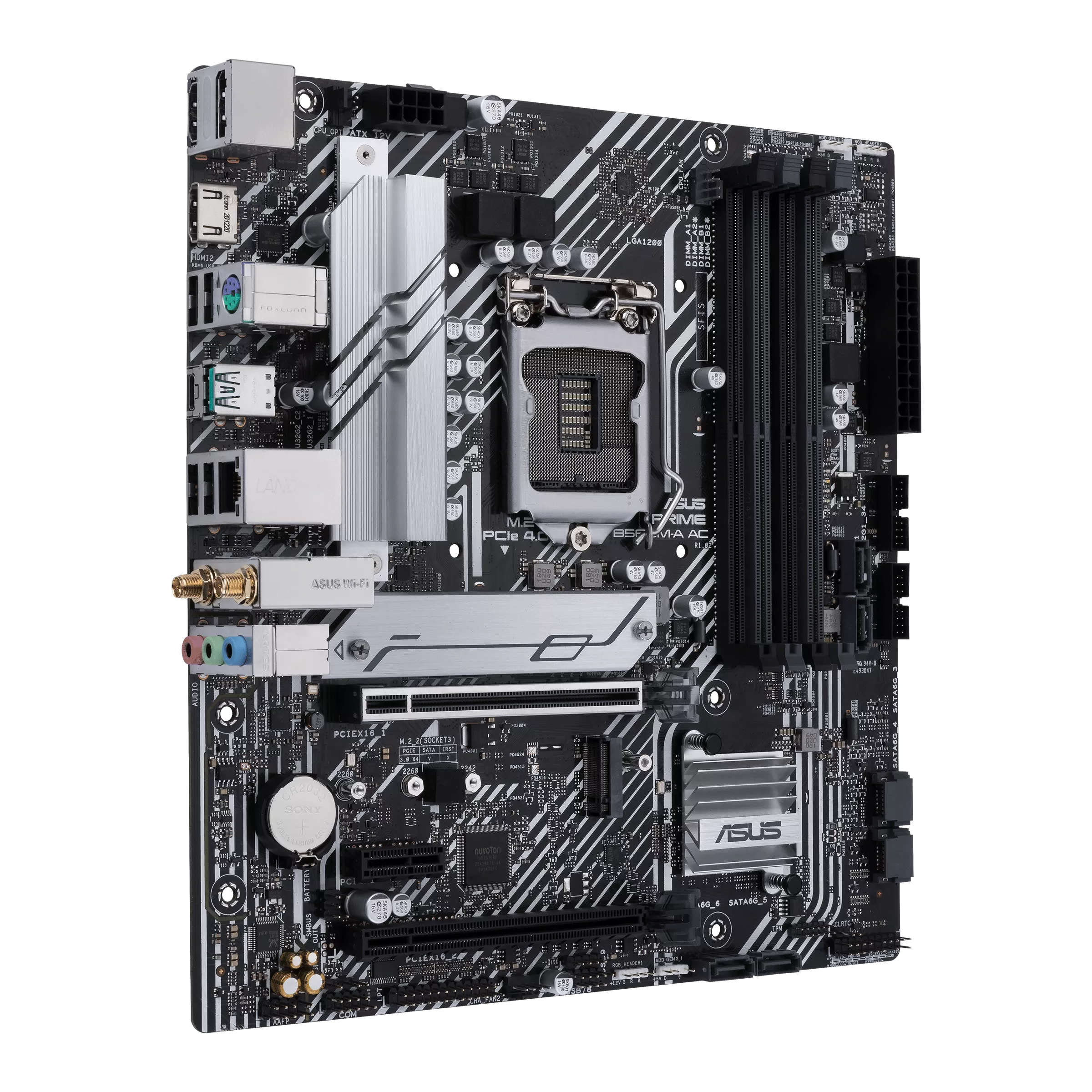 Tarjeta Madre (Mobo) B560M, LGA 1200 (11va y 10ma Generación), 4x DDR4, HD Audio, LAN Gigabyte, USB 3.2, SATA 3.0, ATX, GIGABYTE B560M-A AC