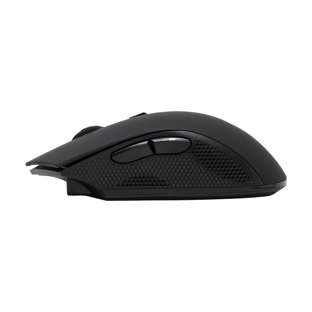 Ratón (Mouse) Gamer Start The Game, Inalámbrico (Recargable), 6 Botones, Hasta 2400 DPI, Color Negro, VORAGO MO-600