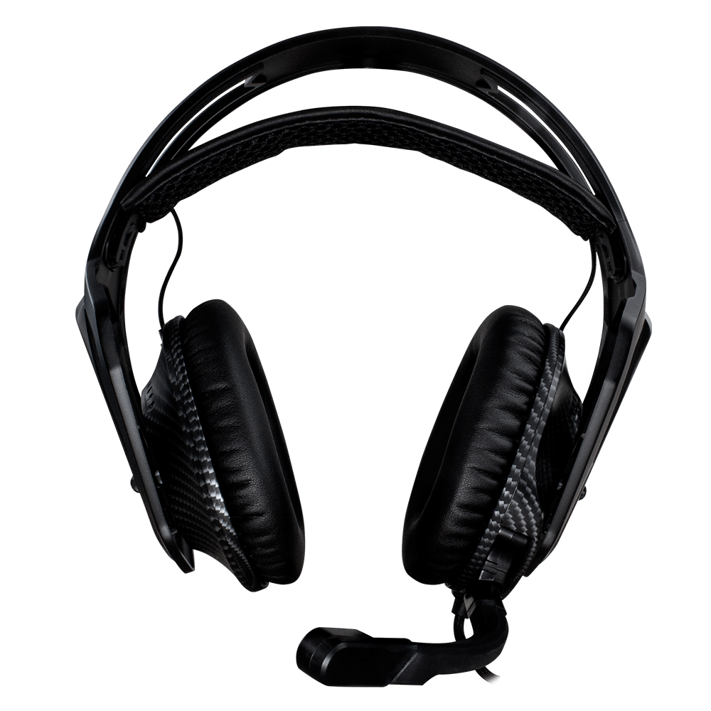 Audífonos con Micrófono Gamer, Game Factor,  Alámbrico (3.5mm), Color Negro, Longitud del Cable 1.5 Metros, VORAGO HSG500