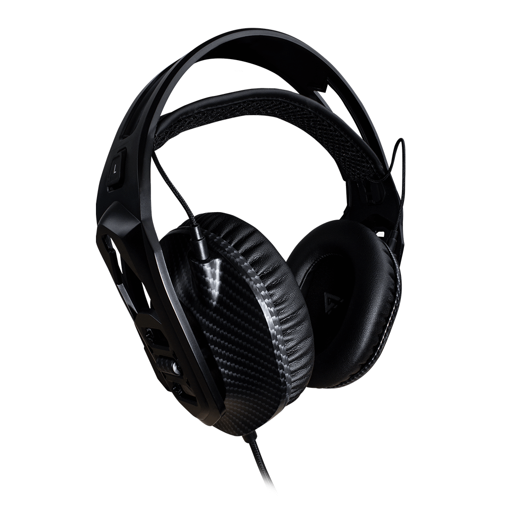 Audífonos con Micrófono Gamer, Game Factor,  Alámbrico (3.5mm), Color Negro, Longitud del Cable 1.5 Metros, VORAGO HSG500