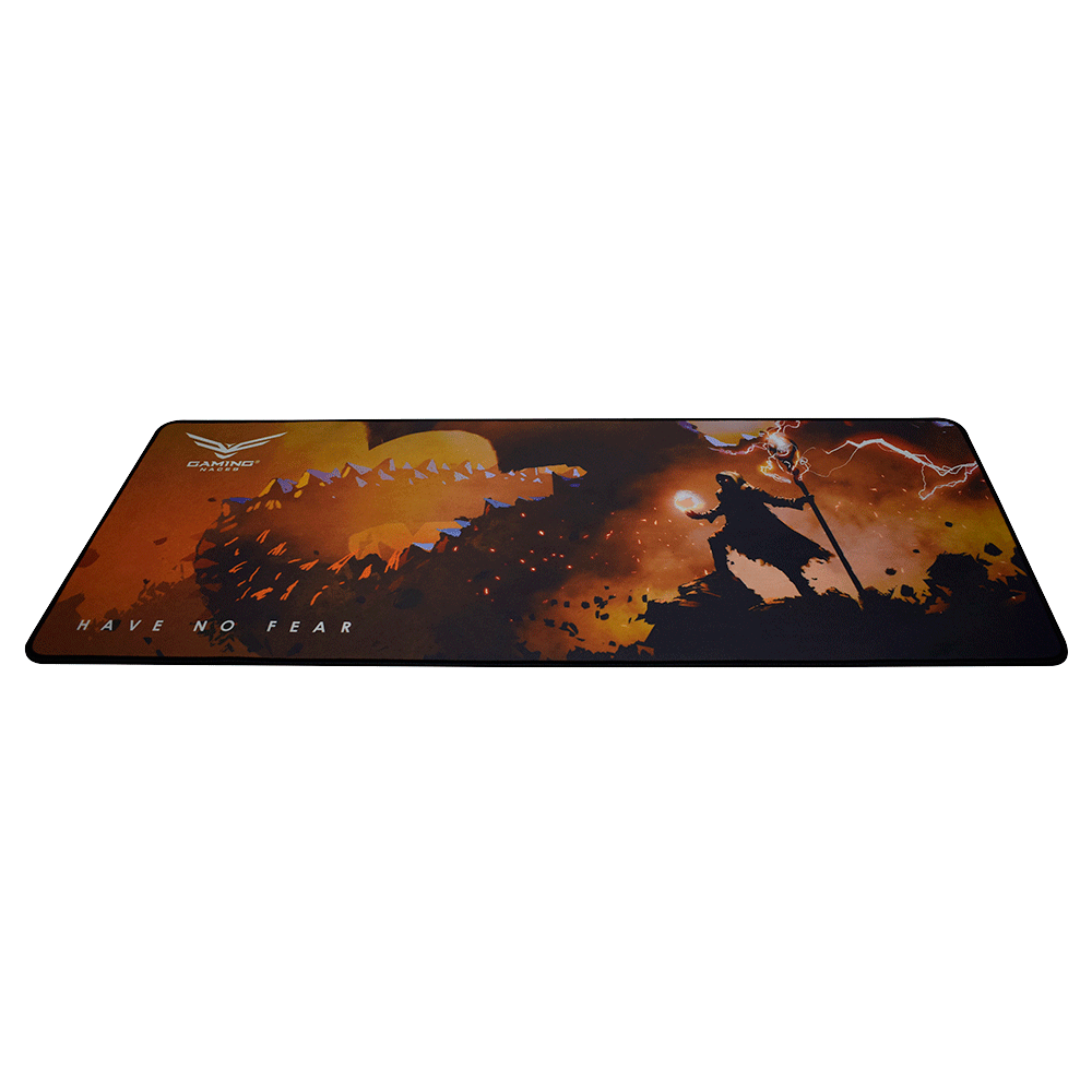 MousePad Gaming XL Wizae, 30cm x 80cm, Color Negro, NACEB NA-0957