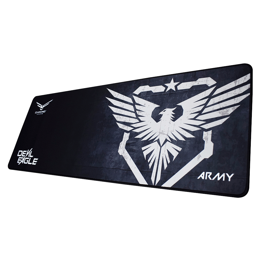 MousePad Gaming XL Devil Eagle, 30cm x 80cm, Color Negro, NACEB NA-0956