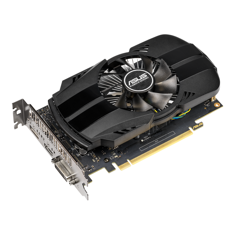 Tarjeta de Video NVIDIA GeForce GTX 1650 Phoenix OC Edition, 4GB GDDR6, 1xHDMI, 1xDVI, 1xDP, PCI Express x16 3.0, ASUS PH-GTX1650-O4G