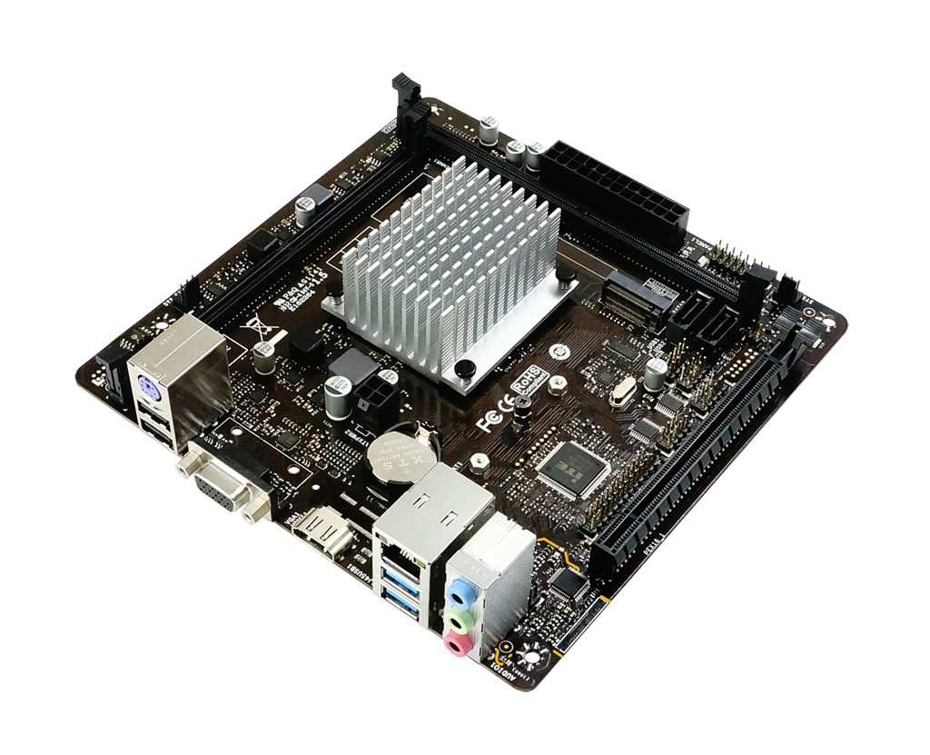 Tarjeta Madre (Mobo), CPU Integrado Intel Celeron J3060, 1xDDR3L 1600/1333/1066 MHz, 8 GB Max, Video Intel HD graphics, Audio, Red, SATA 3.0, Mini-ITX, BIOSTAR J3060NH (copia)