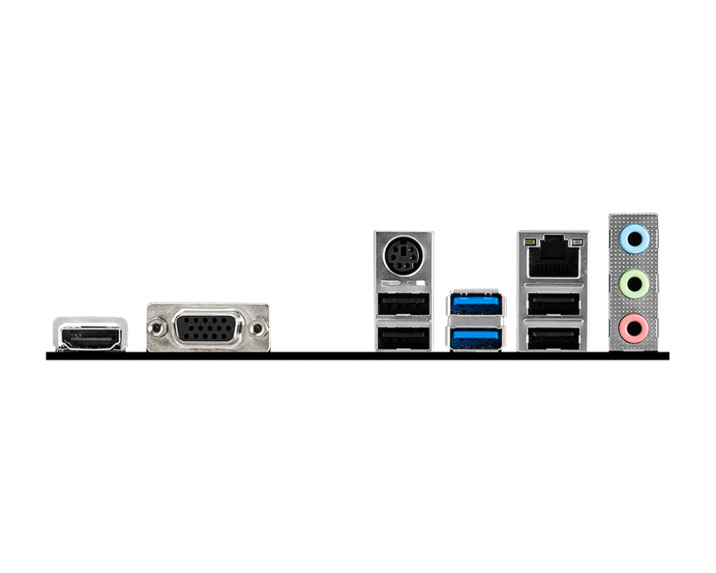 Tarjeta Madre (MoBo) Chipset Intel H510, Soporta: Intel 10ma / 11va Gen, Socket 1200, 2xDDR4 (64GB Max), Audio HD, Red, USB 3.2 y SATA 3.0, ATX, PCIEx16, PCIEx1, MSI H510-A PRO