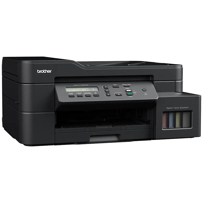 Impresora Multifuncional a Colores Modelo DCP-T720DW, Alámbrica (USB) / Inalámbrica (Wi-Fi), InkBenefit Tank, Alimentador ADF, BROTHER DCP720DW