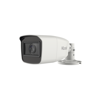 Cámara Bullet TURBOHD  2MP (1080p) / Lente 2.8 mm - 12 mm / IR EXIR Inteligente 40 mts / Exterior IP66 / dWDR / TVI-AHD-CVI-CVBS, HILOOK THC-B320-VF