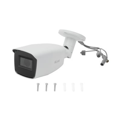 Cámara Bullet TURBOHD  2MP (1080p) / Lente 2.8 mm - 12 mm / IR EXIR Inteligente 40 mts / Exterior IP66 / dWDR / TVI-AHD-CVI-CVBS, HILOOK THC-B320-VF