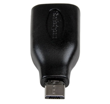 Adaptador Micro USB Macho a USB A Hembra OTG para Tablets Smartphones Celulares - Negro