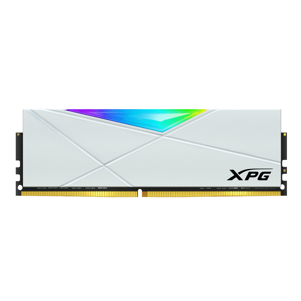 Memoria RAM XPG SPECTRIX D50, Disipador RGB Tungsten White, DDR4, PC4-25600 (3200MHz), 8GB, 1.35V, CL 16-20-20, XMP, ADATA  AX4U32008G16A-SW50