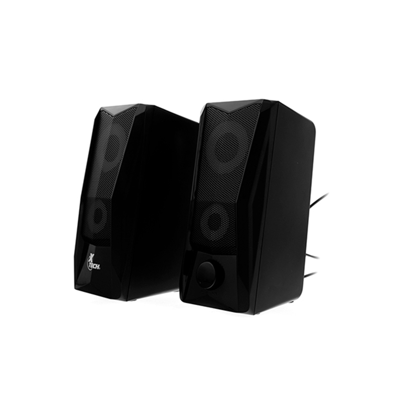 Bocinas 2.0 Alámbricas (3.5 mm), Energía Por USB, RMS: 4W, Color Negro, XTECH XTS-130